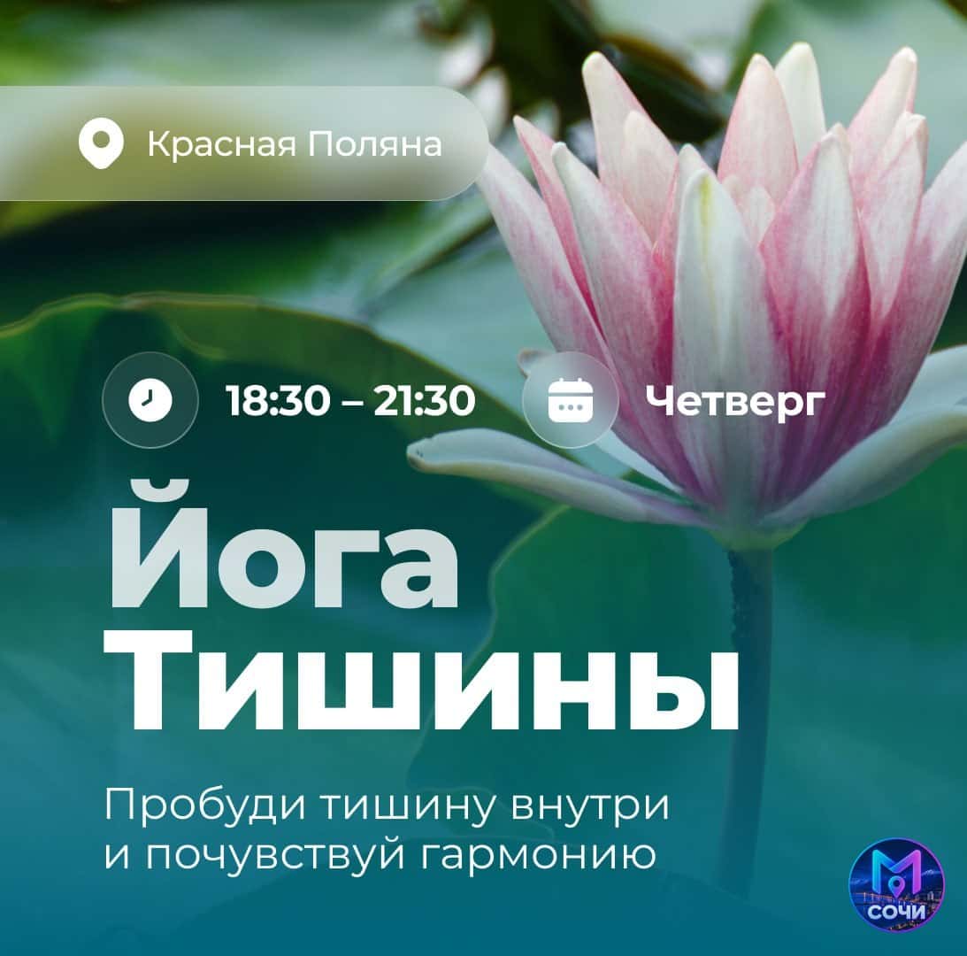 Йога тишины в студии Трико на Красной Поляне