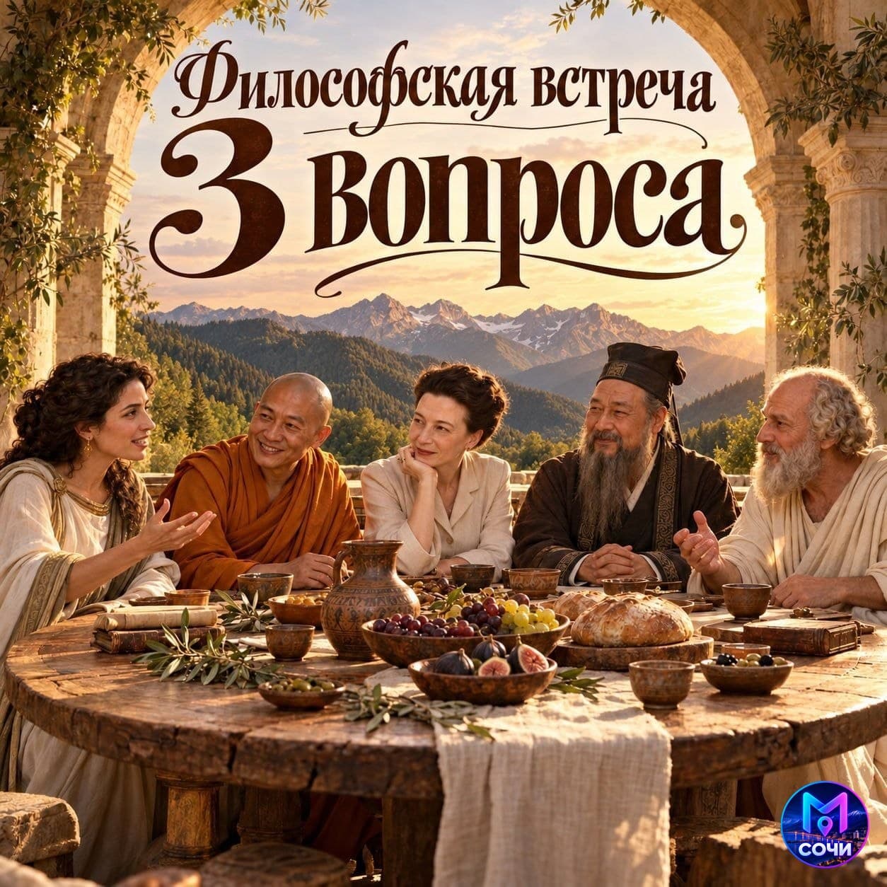 Философская встреча три вопроса