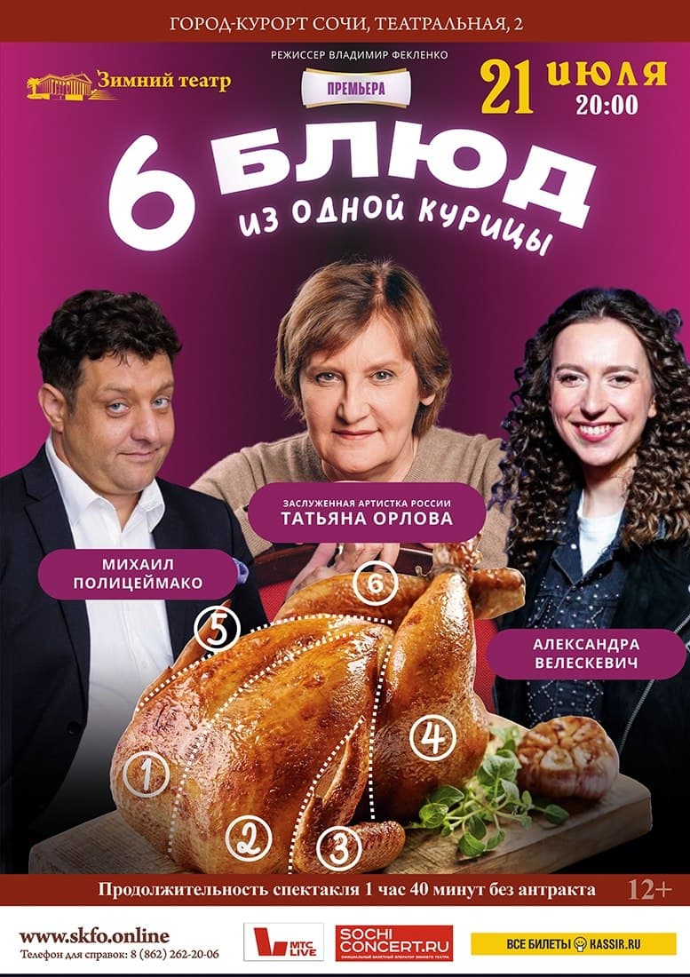 Спектакль «Шесть блюд из одной курицы»