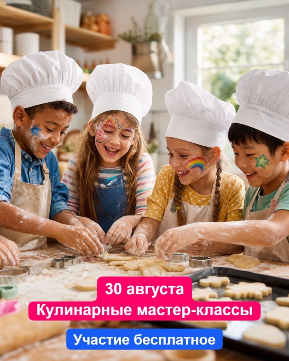 Мастер-класс по приготовлению печенья для детей в ресторане «Родина»