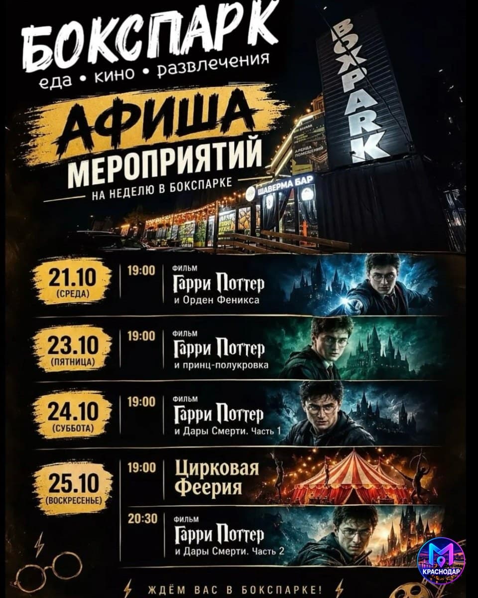 Гарри Поттер и Орден Феникса на открытом небе
