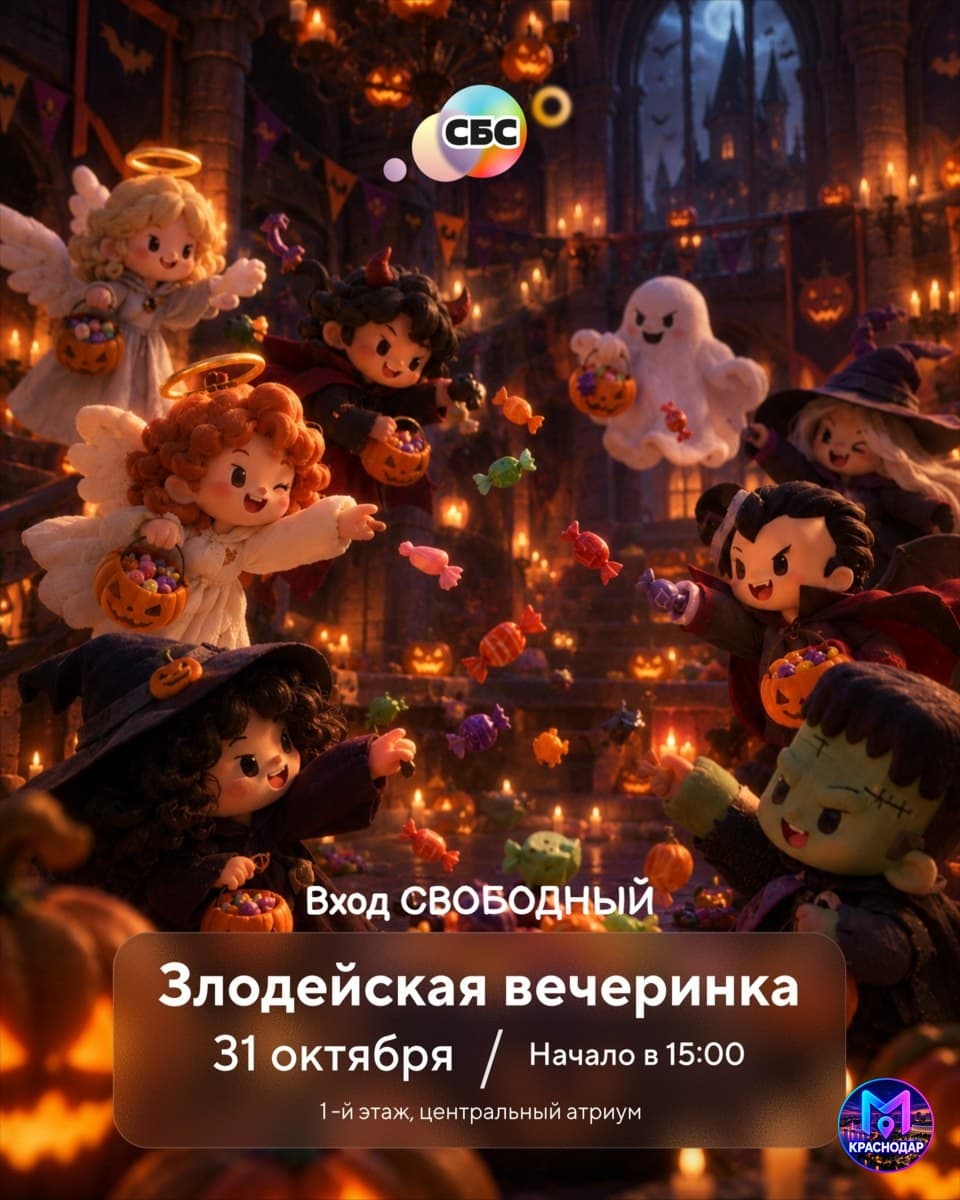 Злодейская вечеринка для семей с детьми