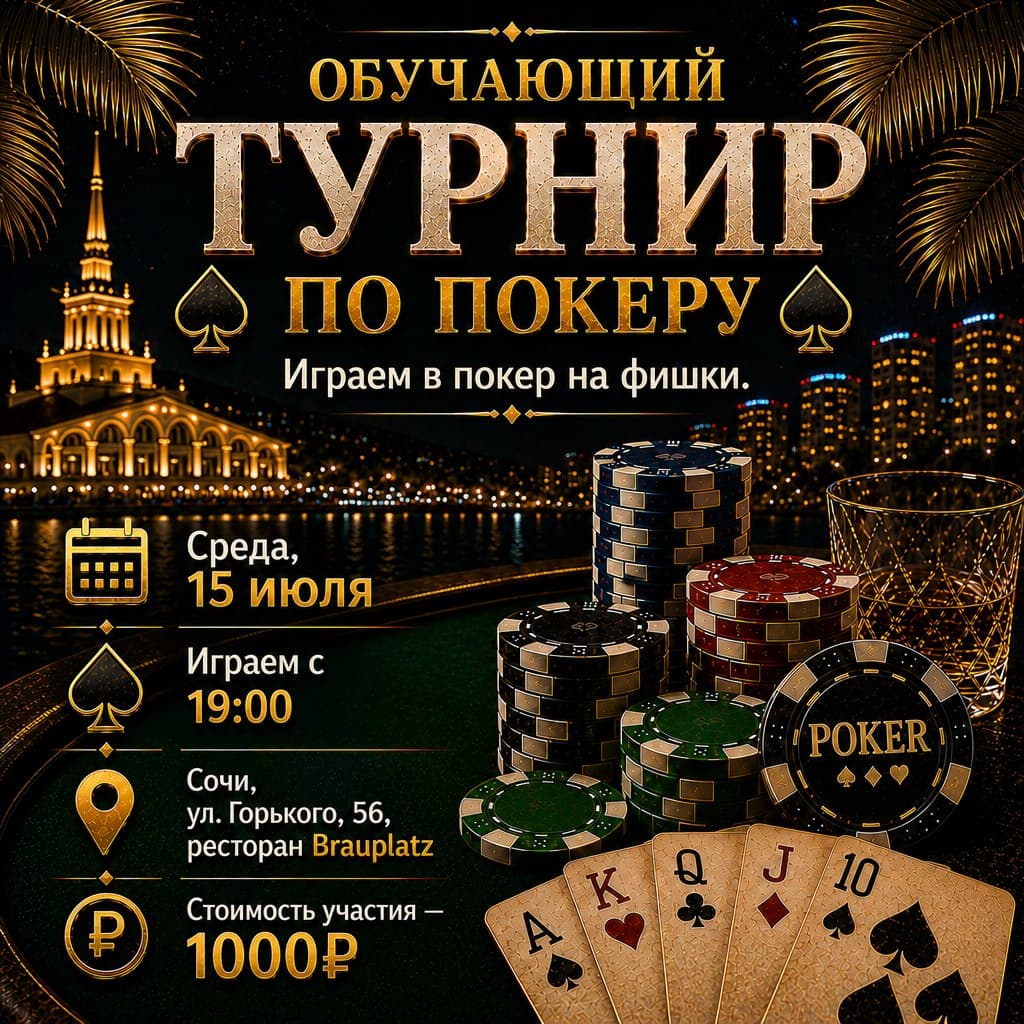 Обучающий турнир по покеру