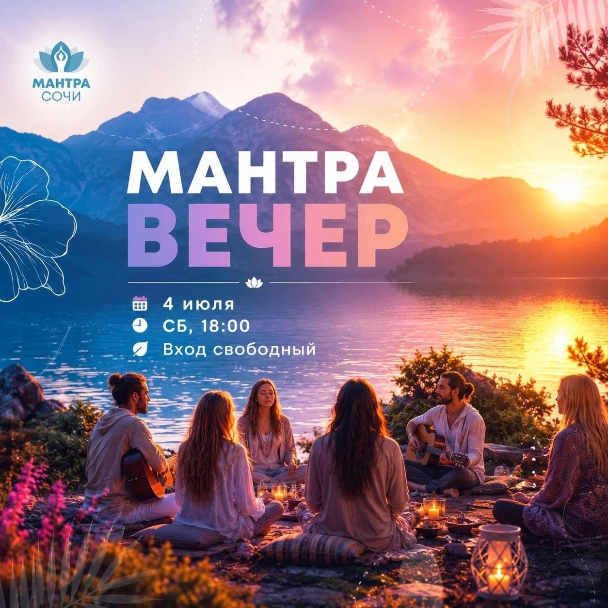 Мантра-вечер: погружение в звук и гармонию